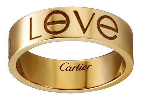 cartier engraved love ring